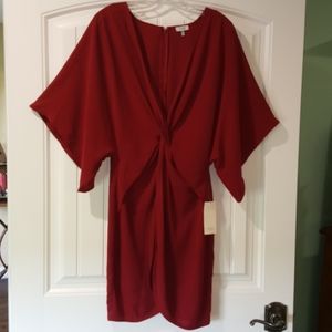 *TOBI* Short Deep Red Dress (Sz Medium) -- NWTs